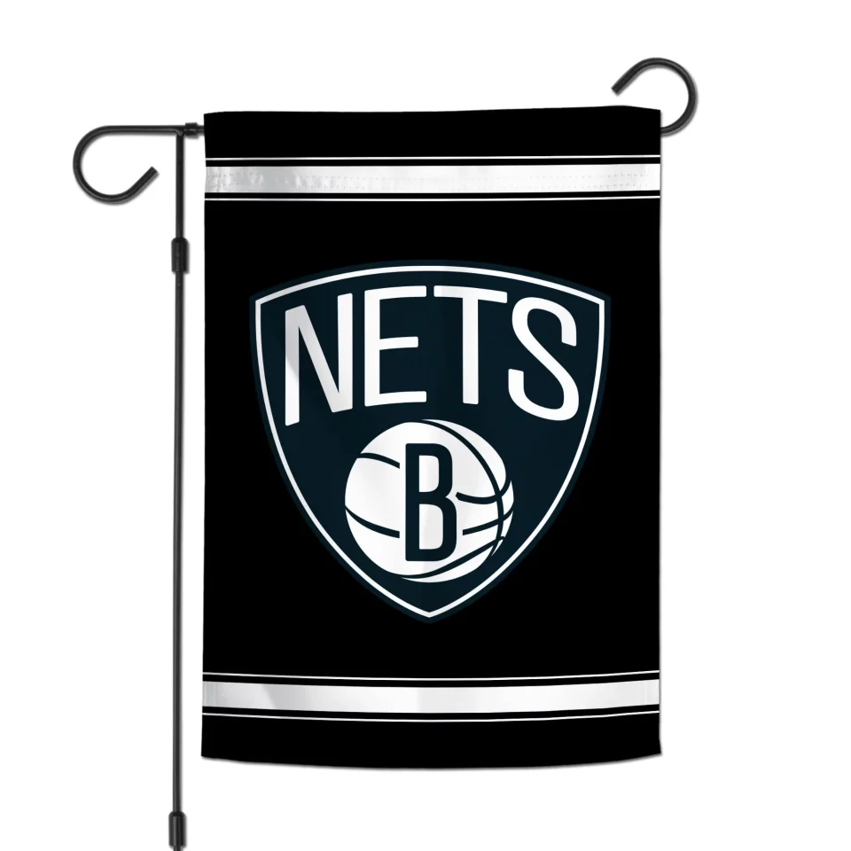 Ceramic WinCraft Brooklyn Nets 12 x 18 Double-Sided Garden Flag