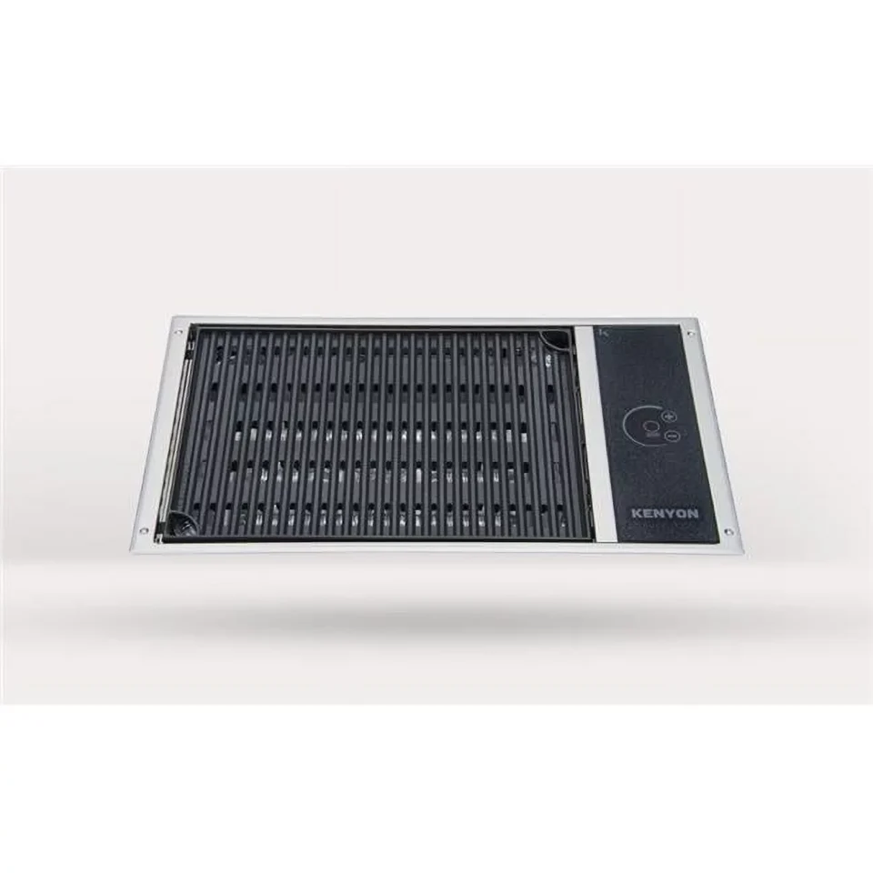 Dining Cleaning 240V No Lid Configuration Electric Grill, Stainless Steel