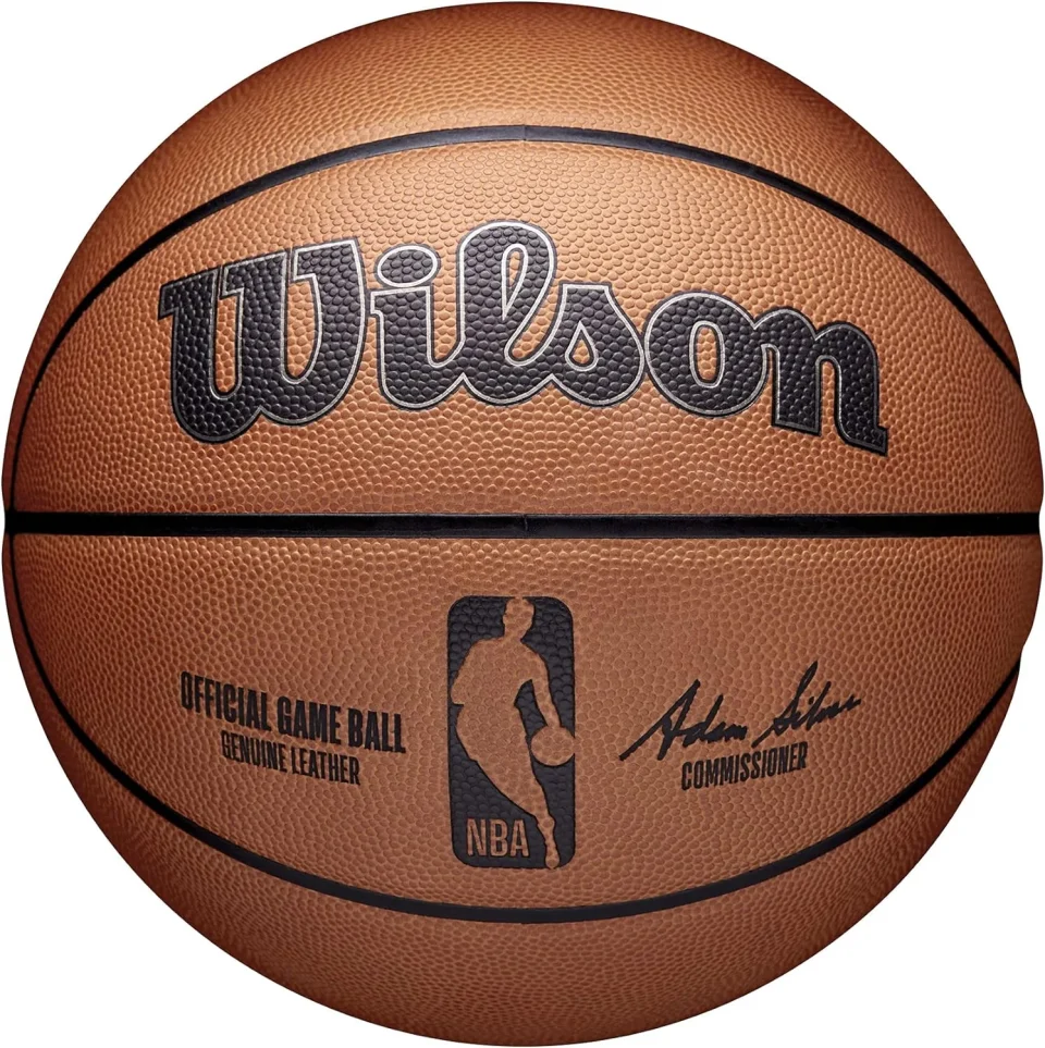 Pure Home WILSON NBA Official Game Basketball - Brown, Size 7-29.5