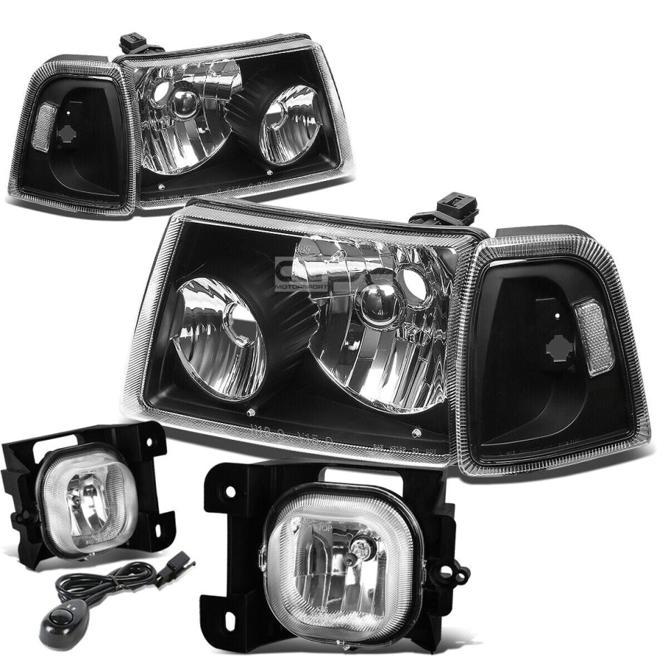 Pure BLACK HEADLIGHT+CLEA