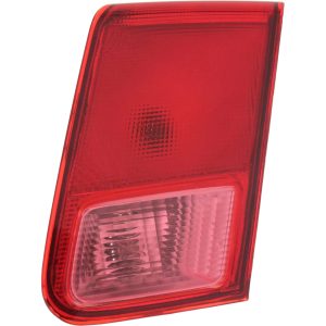 Frosted Polished Halogen Tail Light For 2001-2002 Honda Civic Sedan Right Inner Clear/Red w/Bulbs
