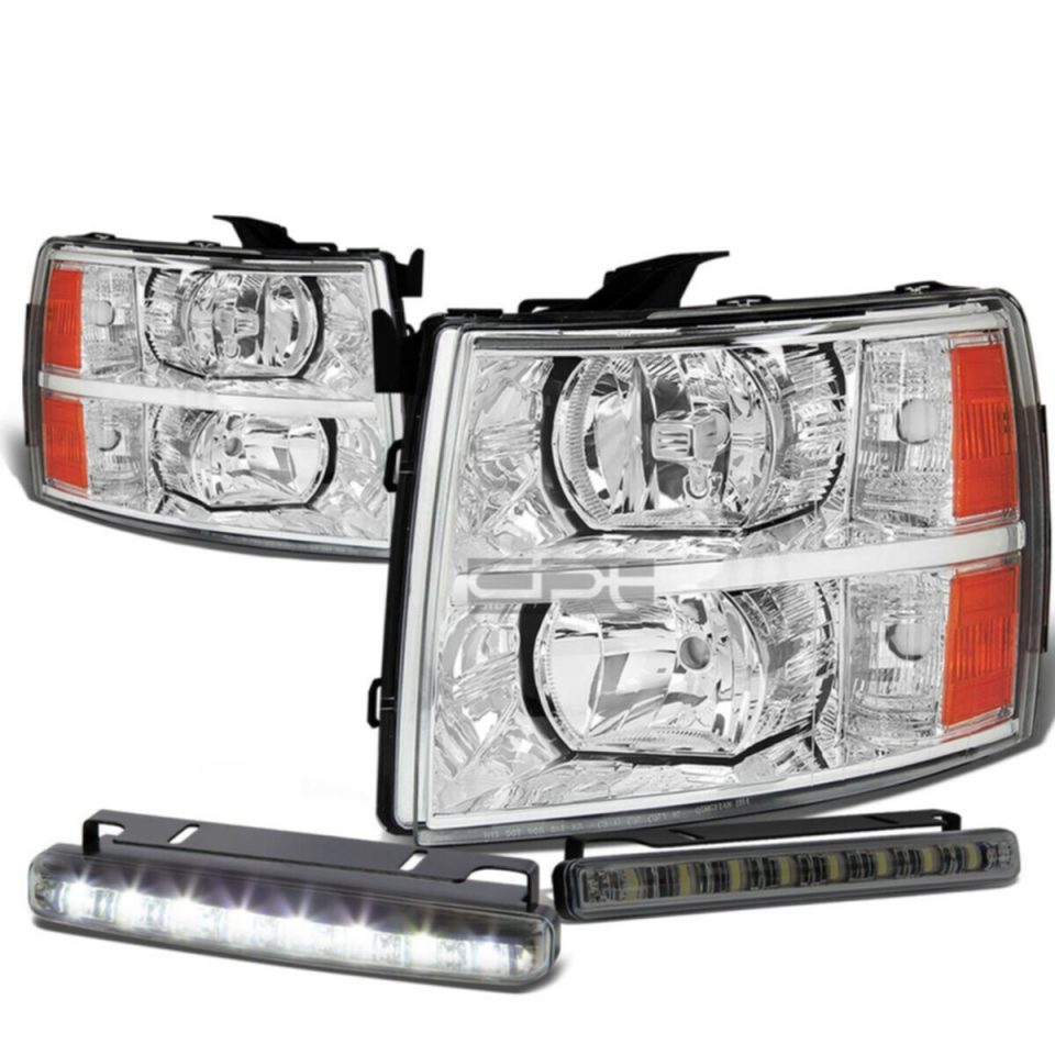 Pure Home CHROME HOUSING HEADLIGHT+AMBE
