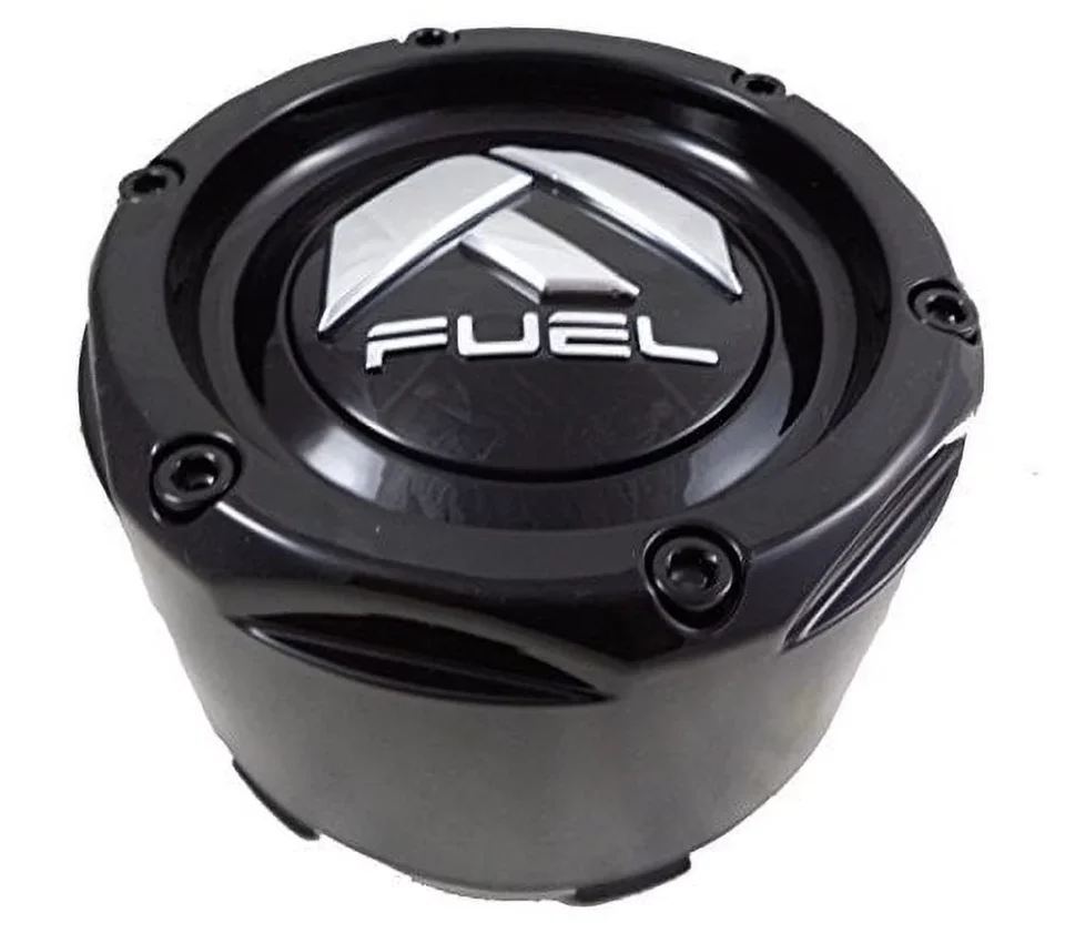 Outdoor Fuel Black Black Rivets Custom Wheel Center Caps Set of Two (2) 1003-49TB