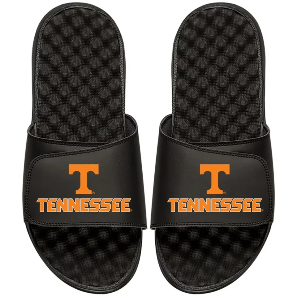 Wooden Office Youth ISlide Black Tennessee Volunteers Wordmark Logo Slide Sandals