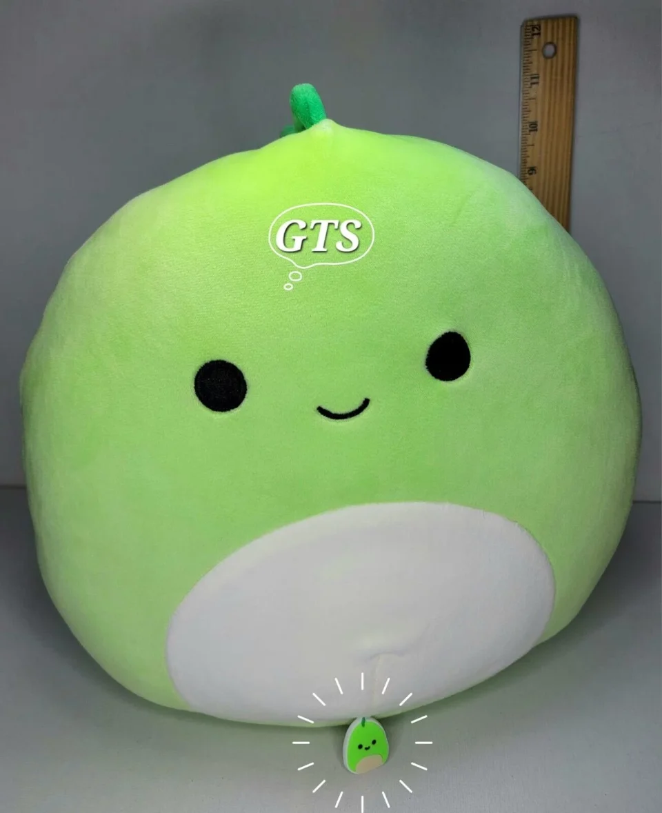 Core Upgraded Squishmallow 10 Danny Dinosaur Plush with Jibbitz Croc Shoe Charm