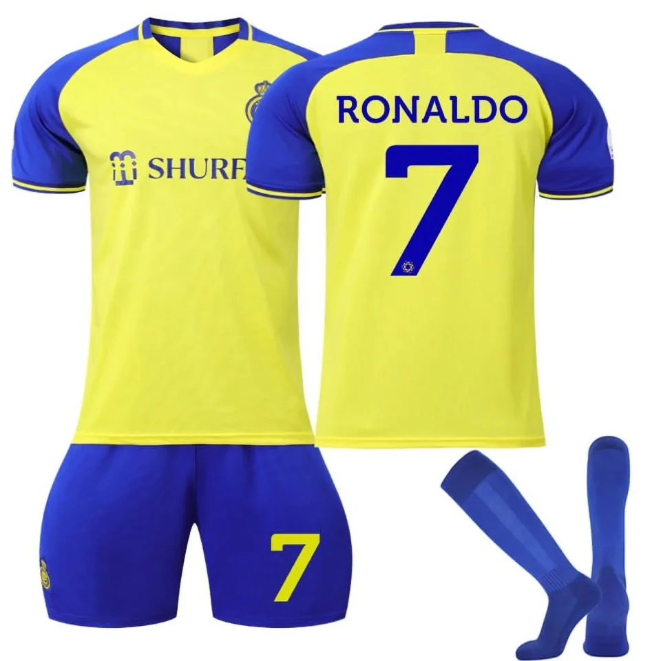 Kitchen Mens/Youths 2022 Al-NASSR FC Soccer Jersey #7 Fans Jerseys Football Team Shirts
