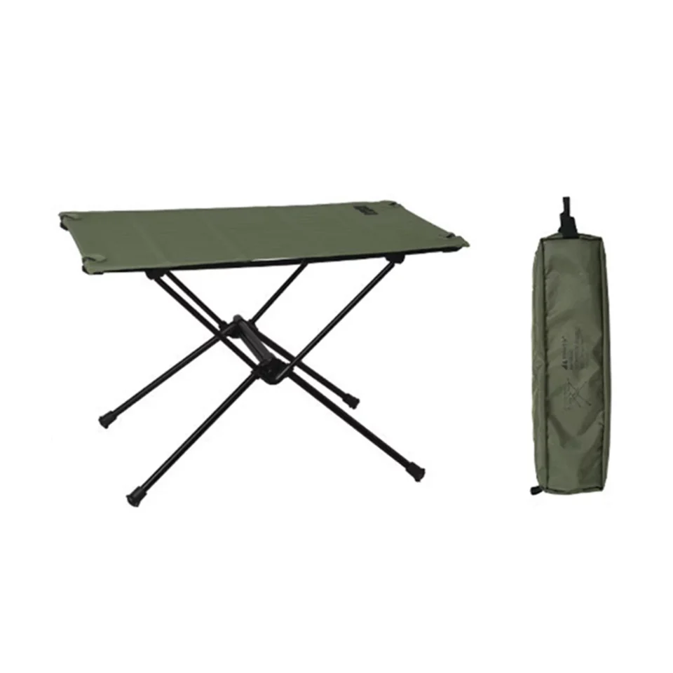 Supreme Outdoor Folding Picnic Table Portable Camping Desk Aluminum Table for Picnic Hiking Camping Beach Cooking and Backyard Use