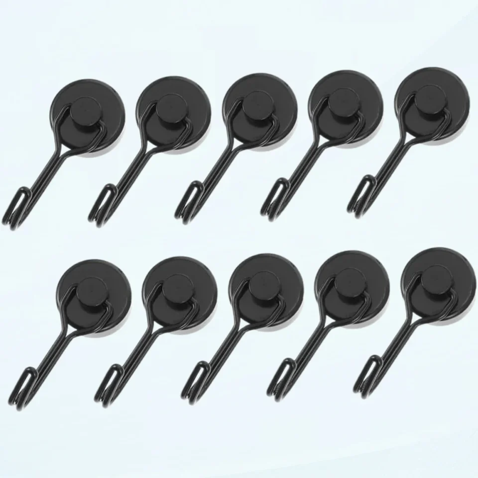 Kitchen 10pcs Magnetic Swivel Hook Hooks for Keys Magnetic Refrigerator Hooks Storage Hooks Magnetic Hooks Heavy Duty Utensil Rack Hook Magnet Hook Kitchen Magnetic Hook Magnet Towel Hook