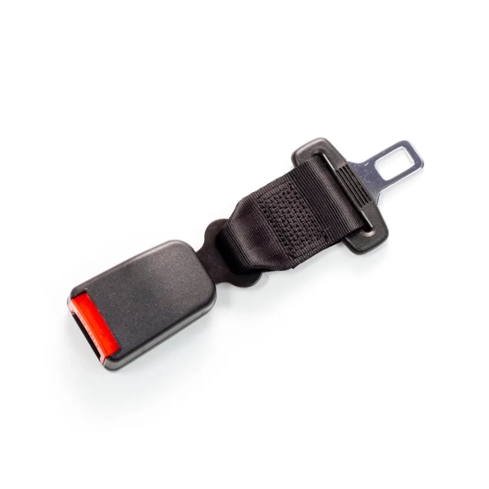 Non-Toxic Seat Belt Extender Pros Toyota Tundra 2011 Front Seats Extender - E-Mark Certified, 7 Inch, Black
