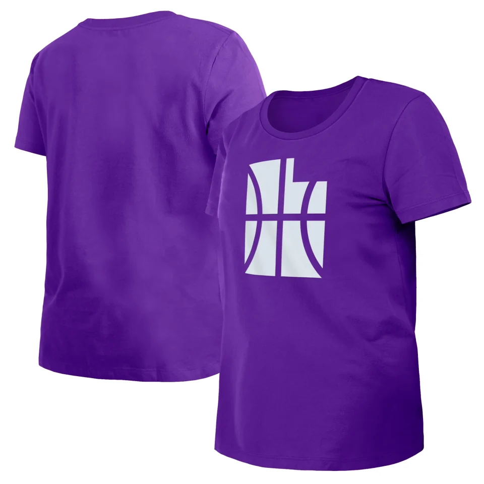 Long-Lasting Women's New Era Purple Utah Jazz 2023/24 City Edition T-Shirt