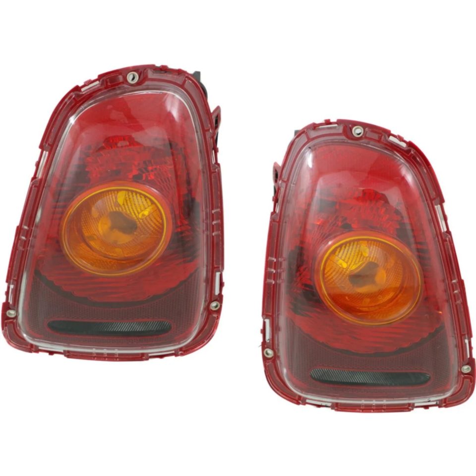 Best-Selling Tail Light For 2007-2010 Mini Cooper Set of 2 LH and RH Amber Lens
